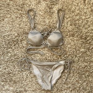 ASOS Mix and Match Silver Bikini